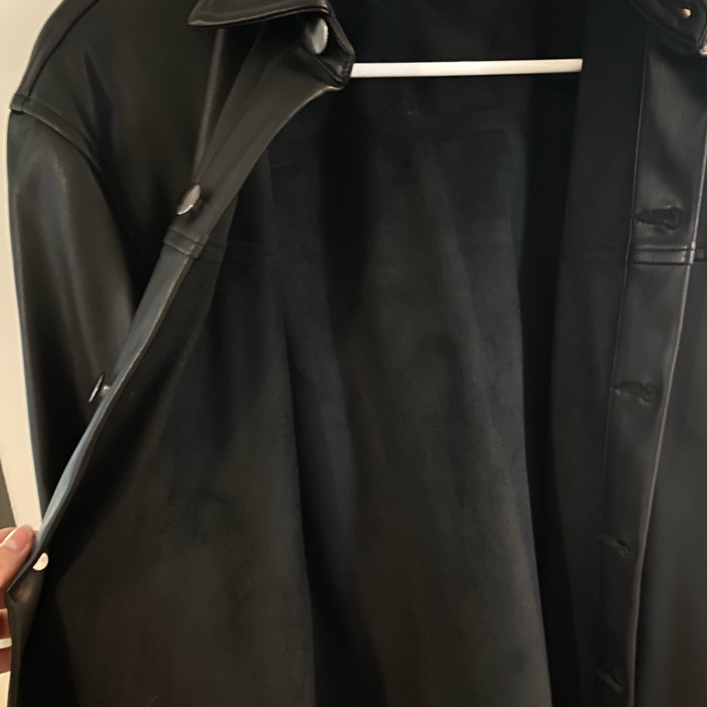 Leather Shacket - Picture 3 of 4
